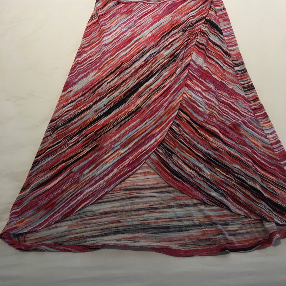 Asymmetrical multi colored skirt